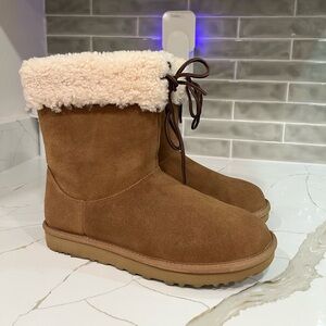 Ugg Sarissa Faux Shearling Women’s Size 8 Color Chestnut